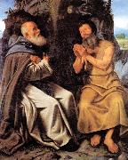 SAVOLDO, Giovanni Girolamo St Anthony Abbot and St Paul china oil painting reproduction